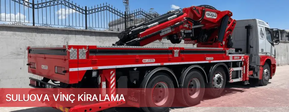 Suluova İlçemi Vinç Kiralama